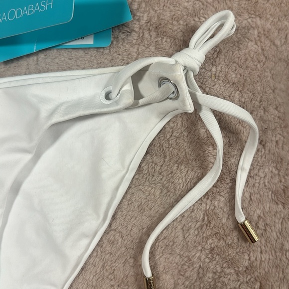 bikini string bottom, white US size 4 by Melissa Odabash - Picture 4 of 12